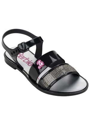 Grendene Kids - Sandália Barbie Glitz Preto - GRENDENE KIDS