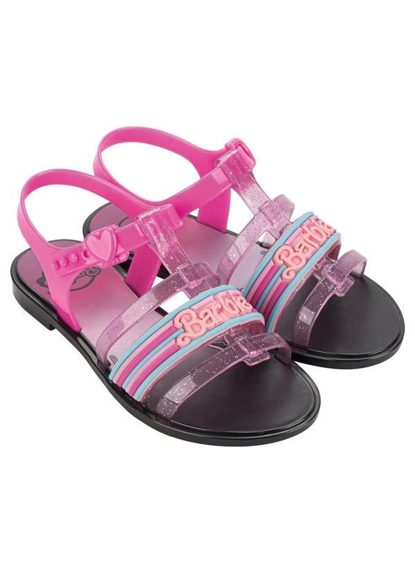 Grendene Kids - Sandália Barbie Ice Cream Preto 2