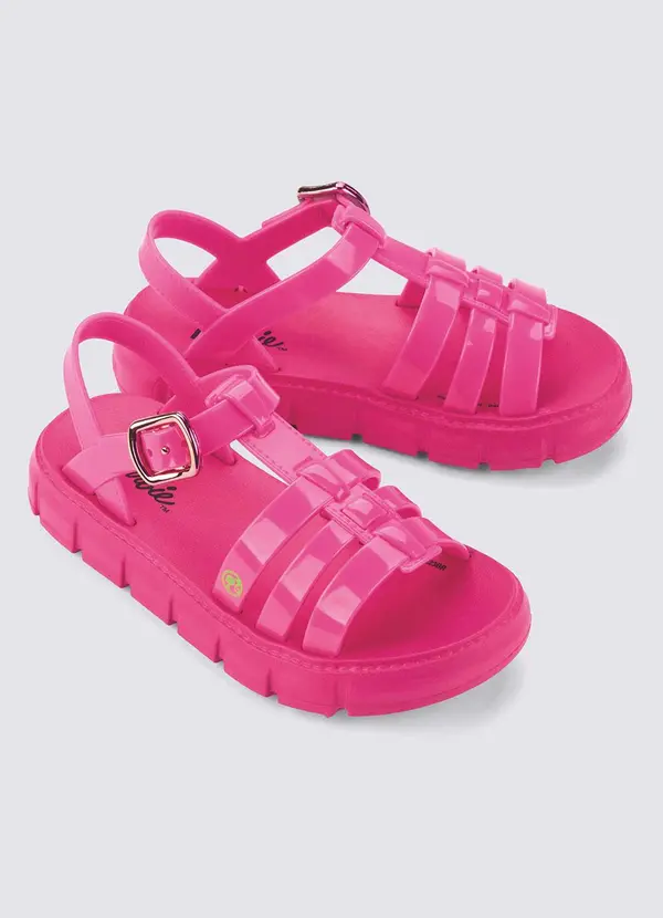 Grendene Kids - Sandália Barbie Land Pink 4