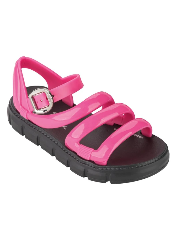 Grendene Kids - Sandália Barbie Model Glam Pink