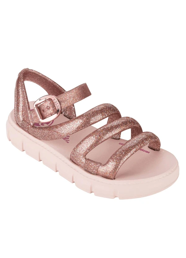 Grendene Kids - Sandália Barbie Model Glam Rosa