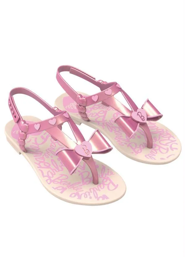 Grendene Kids - Sandália Barbie Promo Rosa Perolada 2