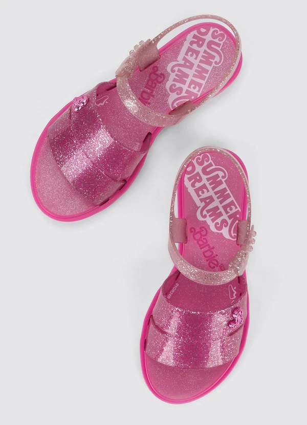 Grendene Kids - Sandalia Barbie Rainbow Rosa 3