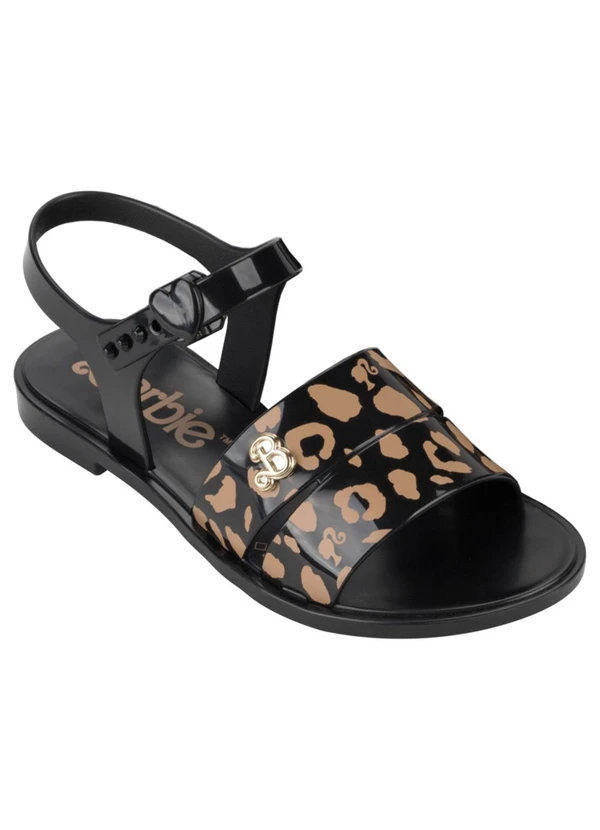 Grendene Kids - Sandália Barbie Ranbow Preto