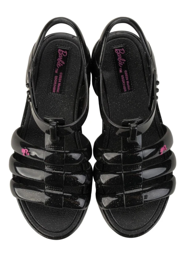 Grendene Kids - Sandália Barbie Road Trip Preto 2