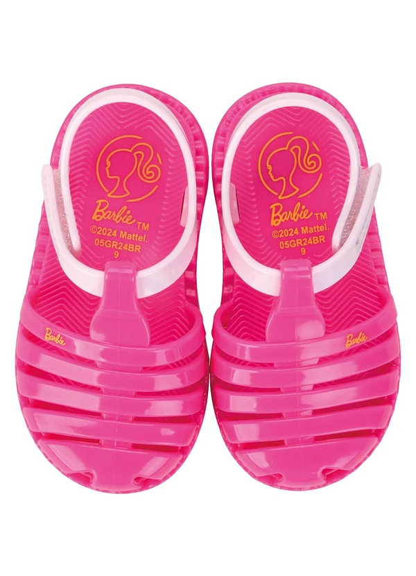 Grendene Kids - Sandalia Barbie Rosa Escuro 2