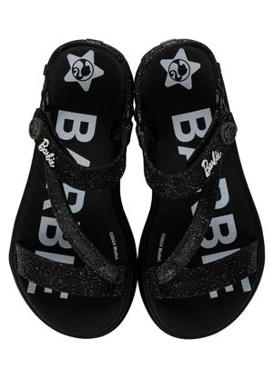 Grendene Kids - Sandália Barbie Sport Preto - GRENDENE KIDS