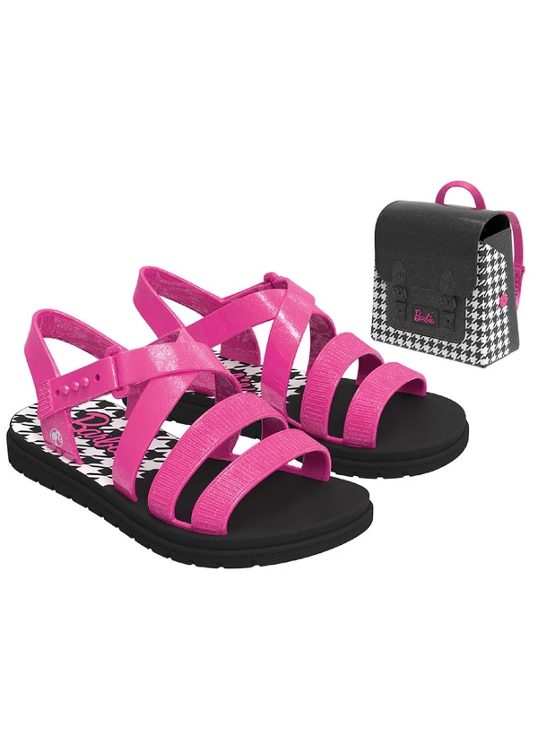 Grendene Kids - Sandália Barbie Sweet Bag Pink