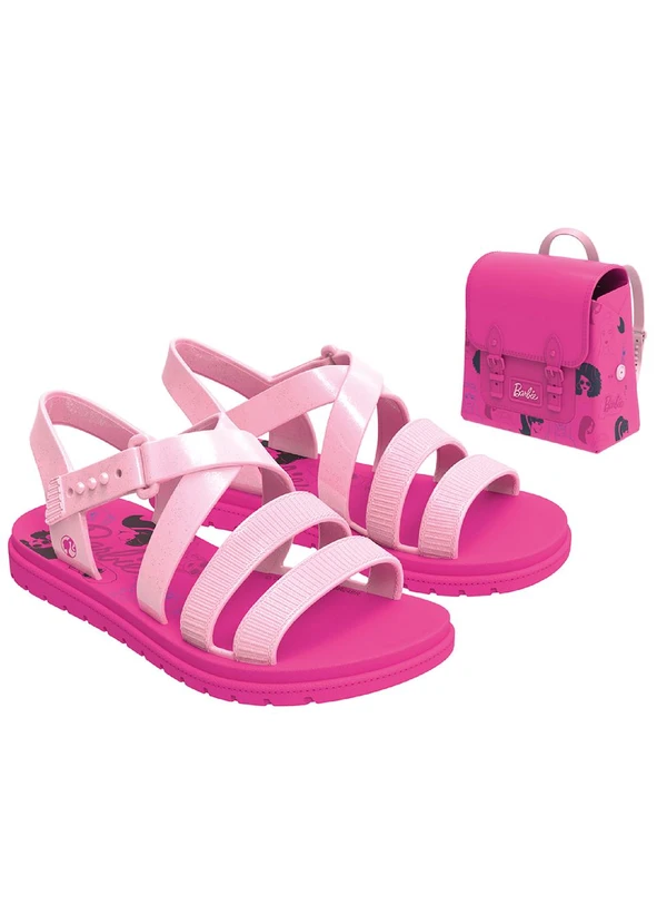 Grendene Kids - Sandália Barbie Sweet Bag Rosa