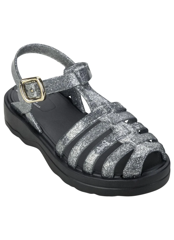 Grendene Kids - Sandália Barbie Trendy Preto