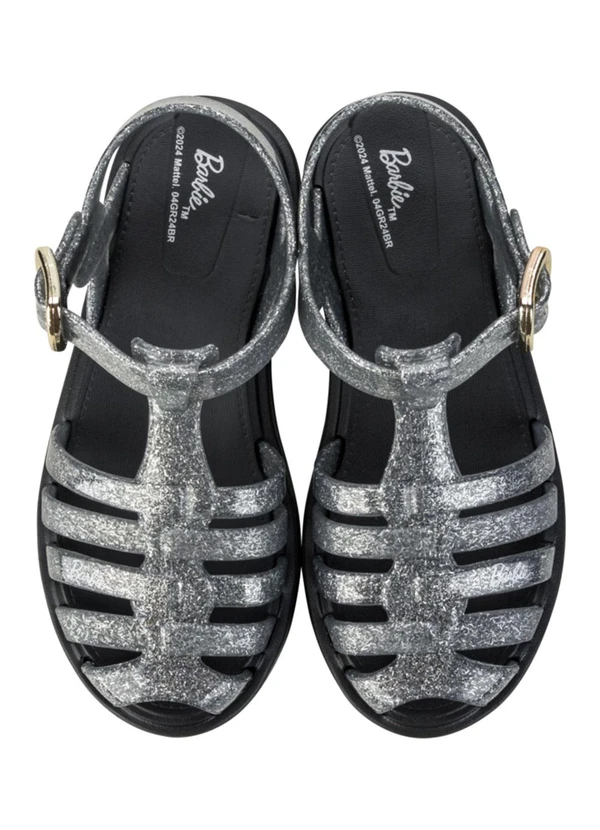 Grendene Kids - Sandália Barbie Trendy Preto 2