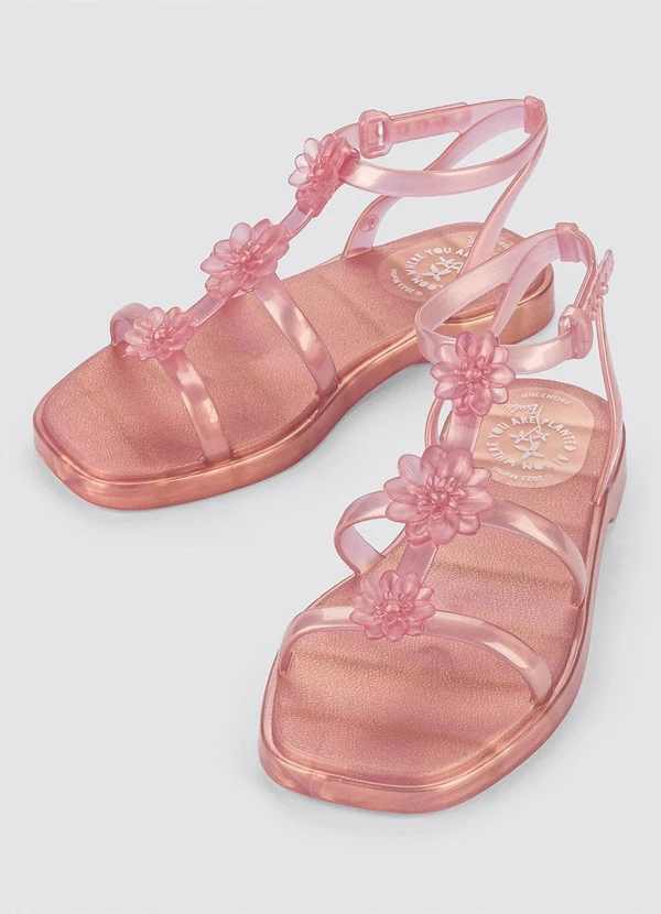 Grendene Kids - Sandália Barbie Troca Enfeites Rosa 3