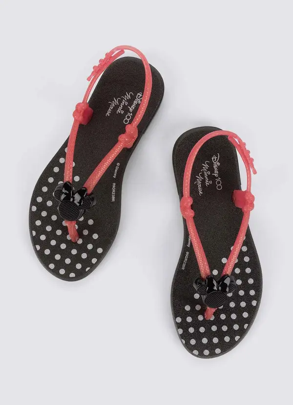 Grendene Kids - Sandália Disney Beauty Preto 3