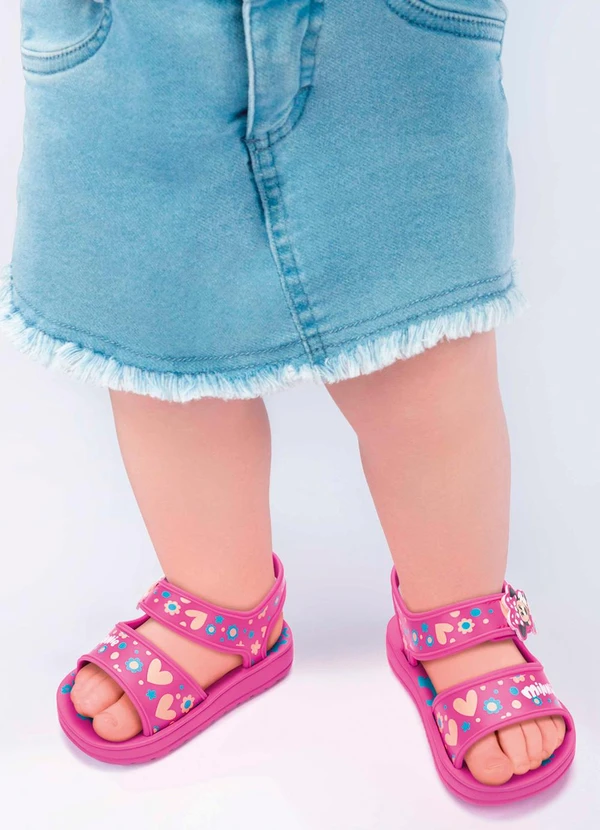 Grendene Kids - Sandália Disney Diversão Baby Pink 6