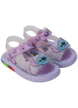Grendene Kids - Sandália Disney Led Stitch Lilás - GRENDENE KIDS