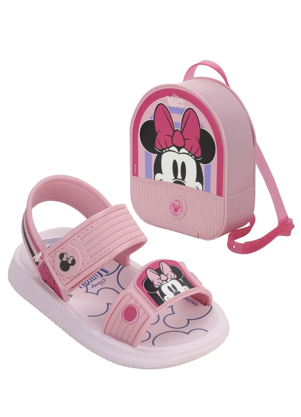 Grendene Kids - Sandália Disney Mochila Rosa