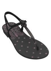 Sandlia Grendha Bela Cacau Delicadeza Preta