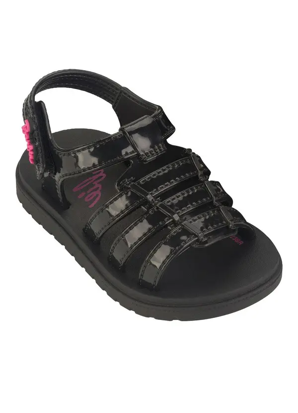 Grendene Kids - Sandália Infantil Barbie Fashionista Preta