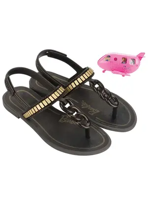 Grendene Kids - Sandália Infantil Barbie Flight Preta - GRENDENE KIDS