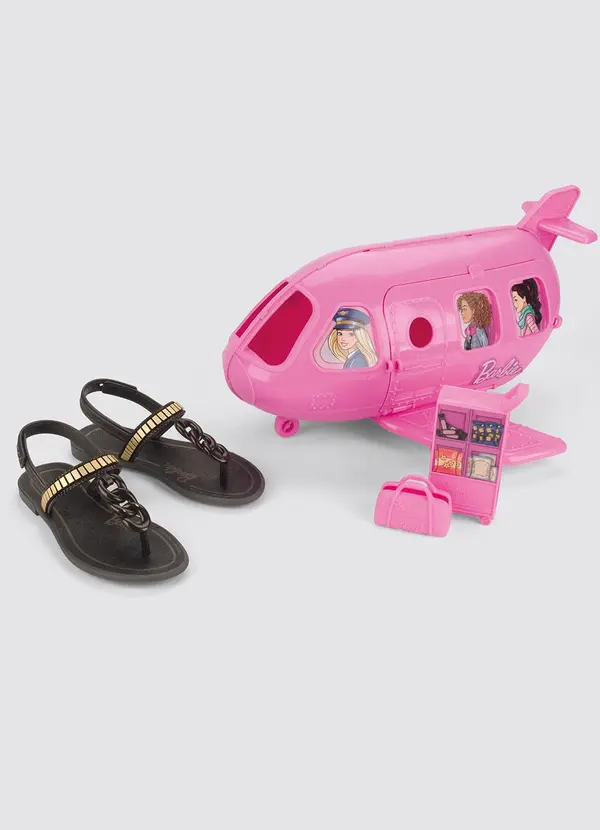 Grendene Kids - Sandália Infantil Barbie Flight Preta 4