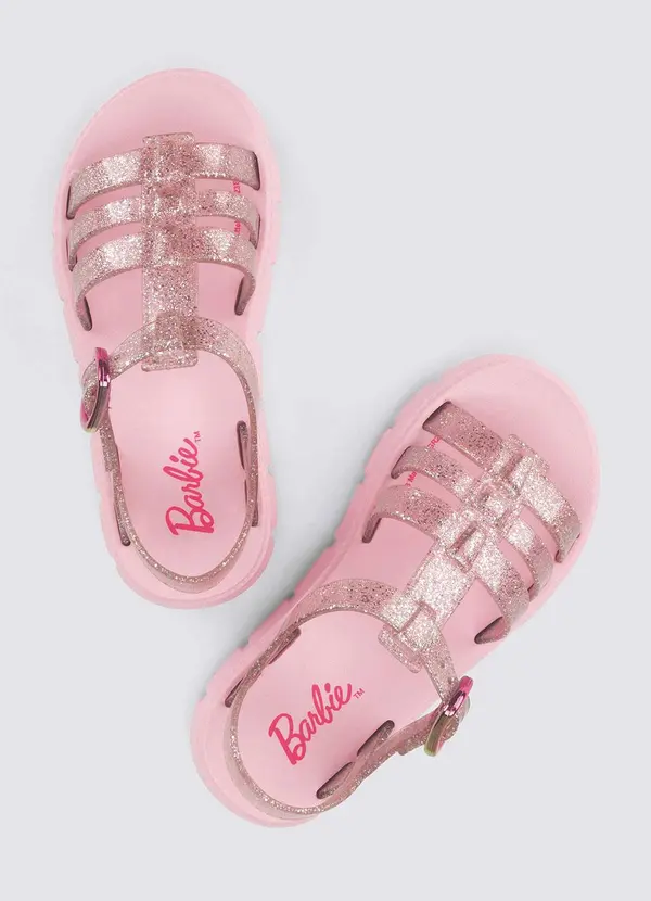 Grendene Kids - Sandália Infantil Barbie Land Rosa 3