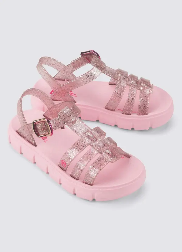 Grendene Kids - Sandália Infantil Barbie Land Rosa 4