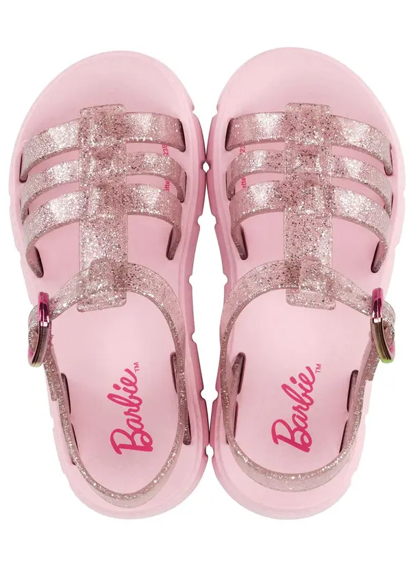 Grendene Kids - Sandália Infantil Barbie Land Rosa 5