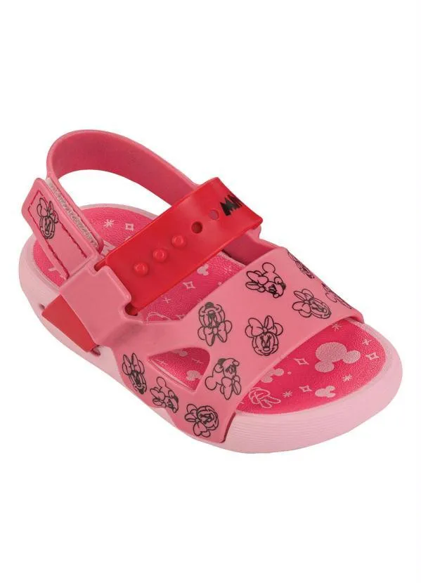 Grendene Kids - Sandália Infantil Disney Love Friends Rosa