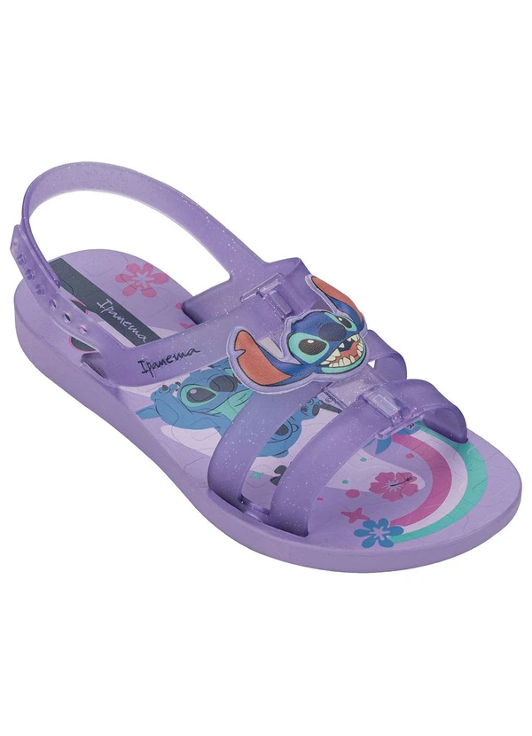 Grendene Kids - Sandália Infantil Ipanema Disney Stitch Lilás