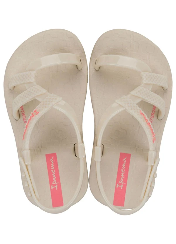 Grendene Kids - Sandália Infantil Ipanema Diversa Off White 2
