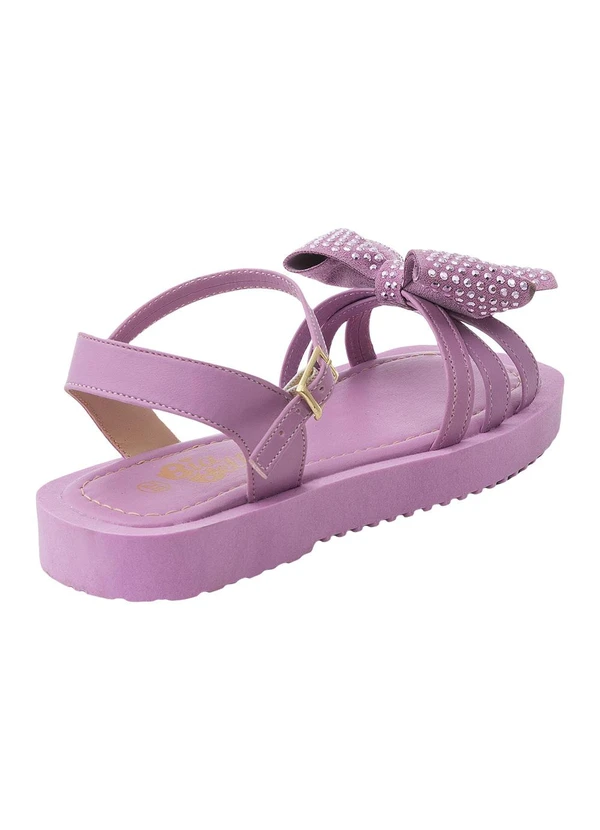 Perfecta - Sandália Infantil Lilás em Sintético 2