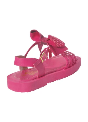 Perfecta - Sandália Infantil Pink com Laço - PERFECTA