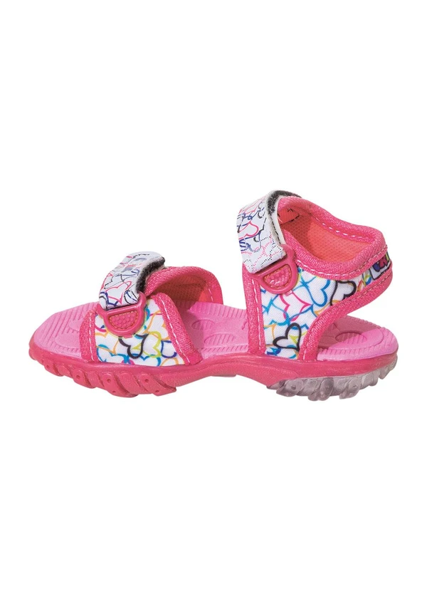 Perfecta - Sandália Infantil Pink com Luzinha 3