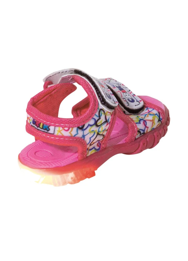 Perfecta - Sandália Infantil Pink com Luzinha 4