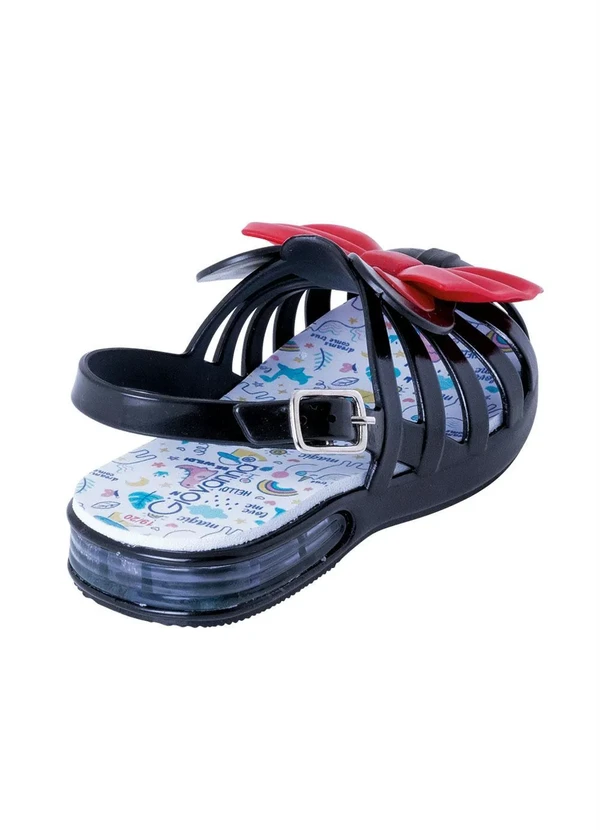 Perfecta - Sandália Infantil Preta em Sintético 2