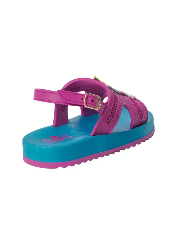Perfecta - Sandália Infantil Rosa com Fechamento em Fivela 2