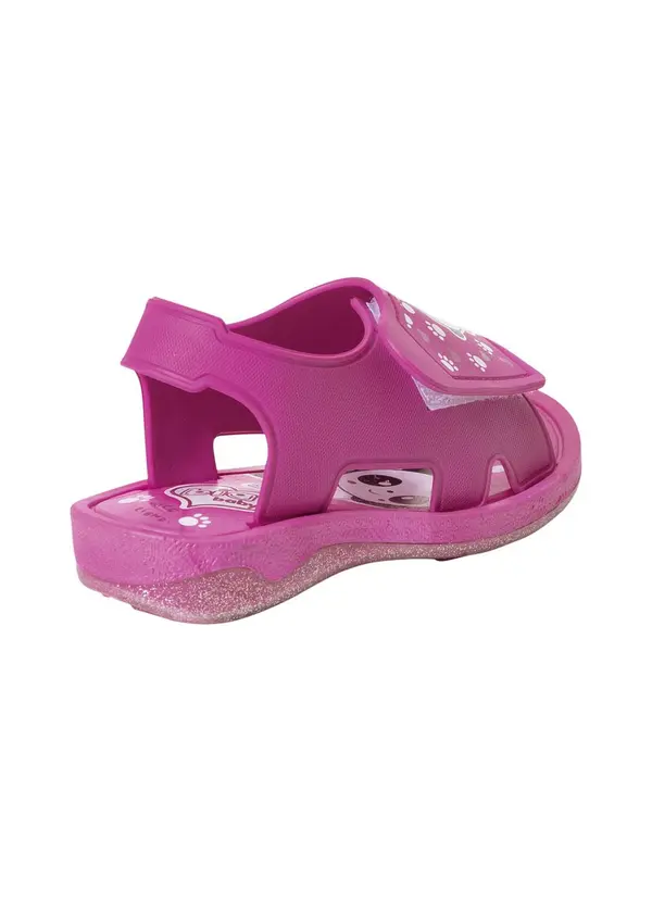 Perfecta - Sandália Infantil Rosa com Fechamento em Velcro 2