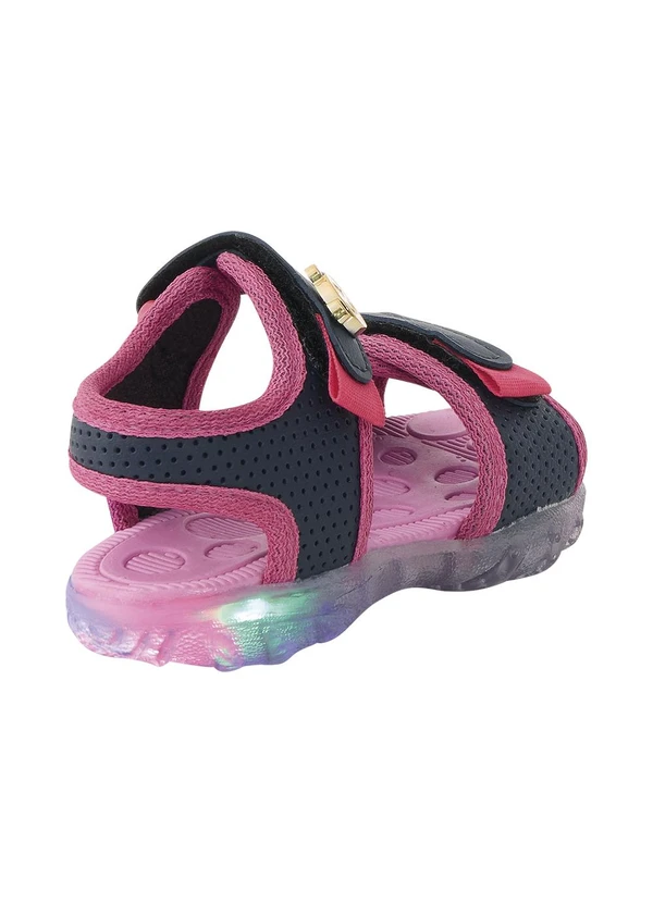 Perfecta - Sandália Infantil Rosa com Luzinha 2
