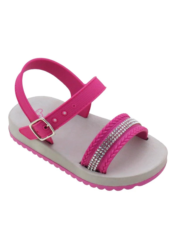 Perfecta - Sandália Infantil Rosa em Pvc