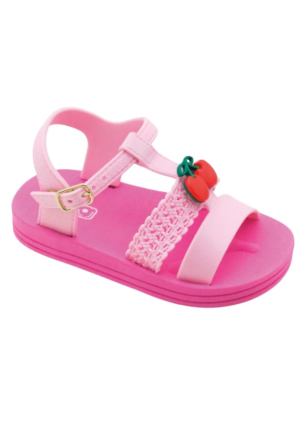Perfecta - Sandália Infantil Rosa em Pvc