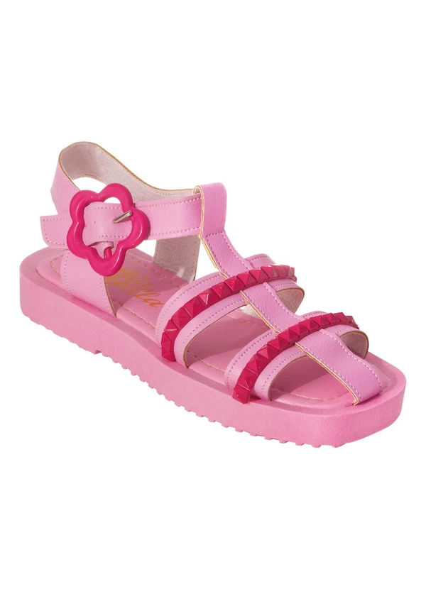 Perfecta - Sandália Infantil Rosa em Sintético