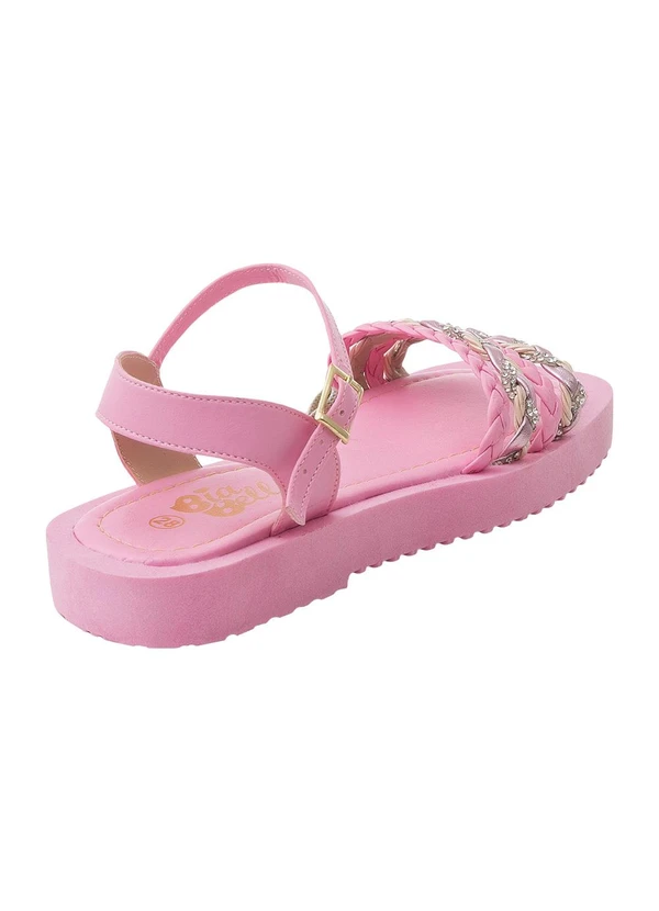 Perfecta - Sandália Infantil Rosa em Sintético 2