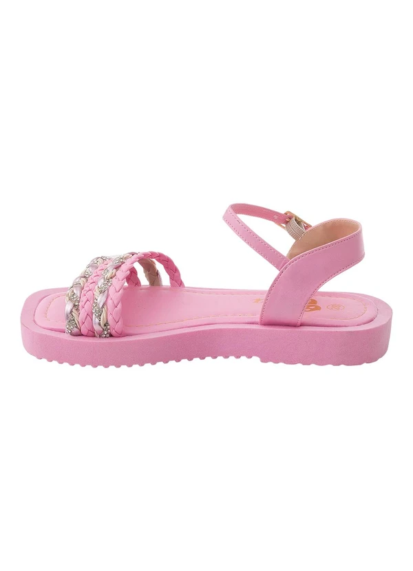 Perfecta - Sandália Infantil Rosa em Sintético 3