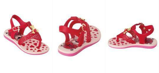 Sandlia Infantil Vermelho em Sinttico