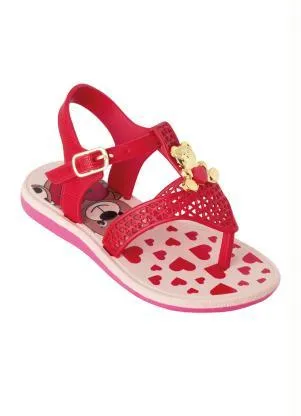 Perfecta - Sandália Infantil Vermelho em Sintético - PERFECTA