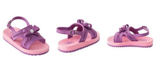 Sand�lia Infantil Violeta em Pvc