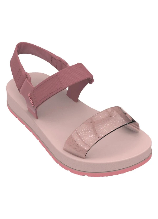 Grendene Kids - Sandália Infantil Zaxy Way Nude