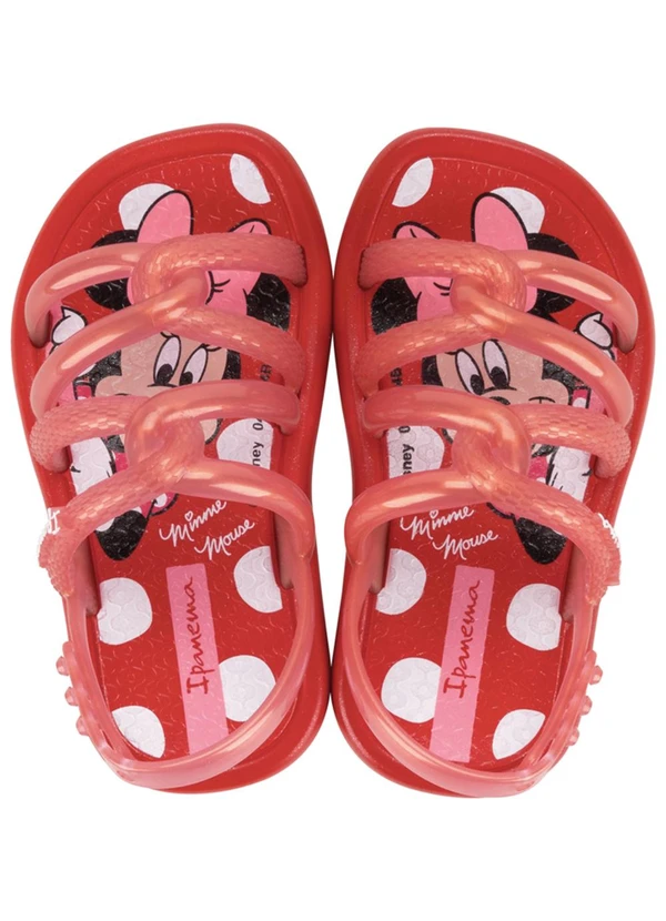 Grendene Kids Sandália Ipanema Disney Meu Sol Vermelha