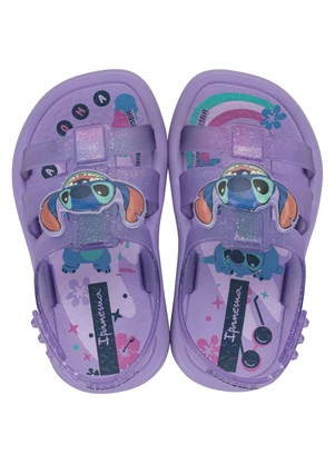 Grendene Kids - Sandália Ipanema Disney Stitch Lilás - GRENDENE KIDS