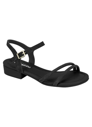 Molekinha - Sandália Moleca Preta - MOLEKINHA